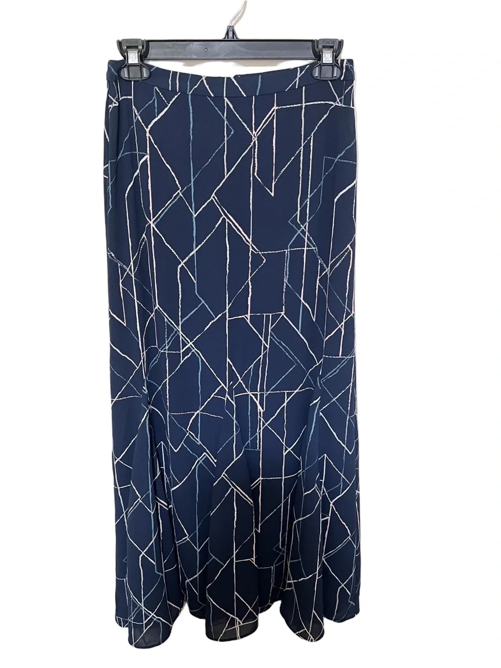 Banana Republic 0 Maxi Skirt Abstract Flowy Artsy Vacation Resort Summer Boho
